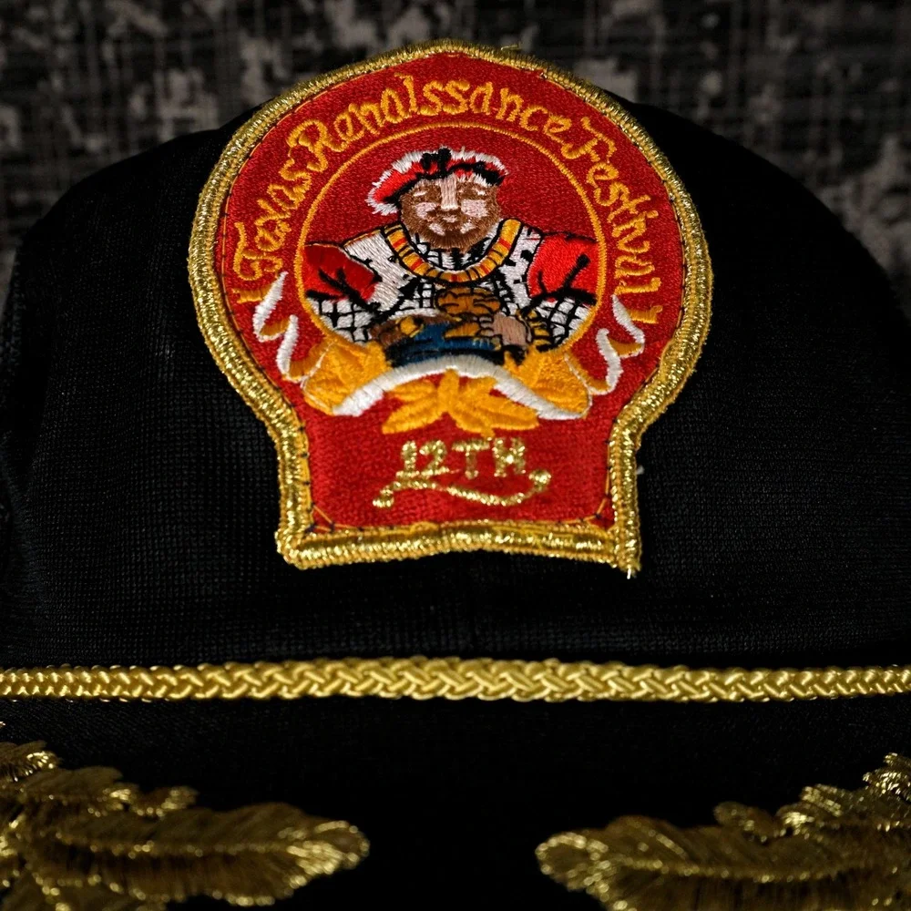 Vintage 1986 Texas Renaissance Festival Trucker Hat 12th Annual Mesh‎ Cap Rare